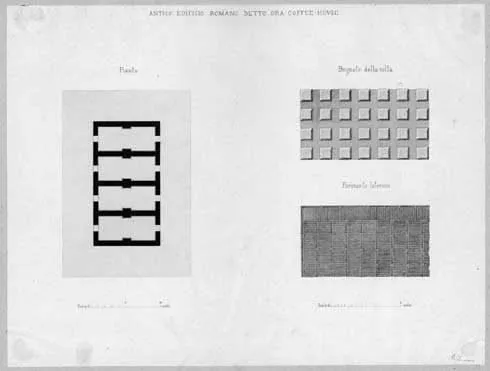 Rodolfo Lanciani, Antico Edificio Romano detto ora Coffee-House